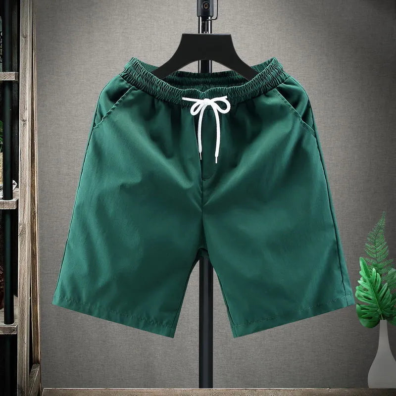 Variant image for Shorts Homme Décontractés en Coton Respirant avec Cordon Ajustable-2