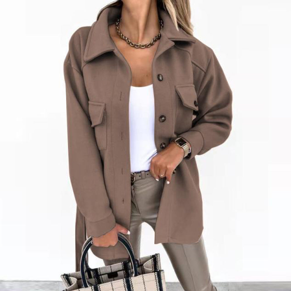 Variant image for Veste Femme Élégante Tissu Léger Style Moderne-28