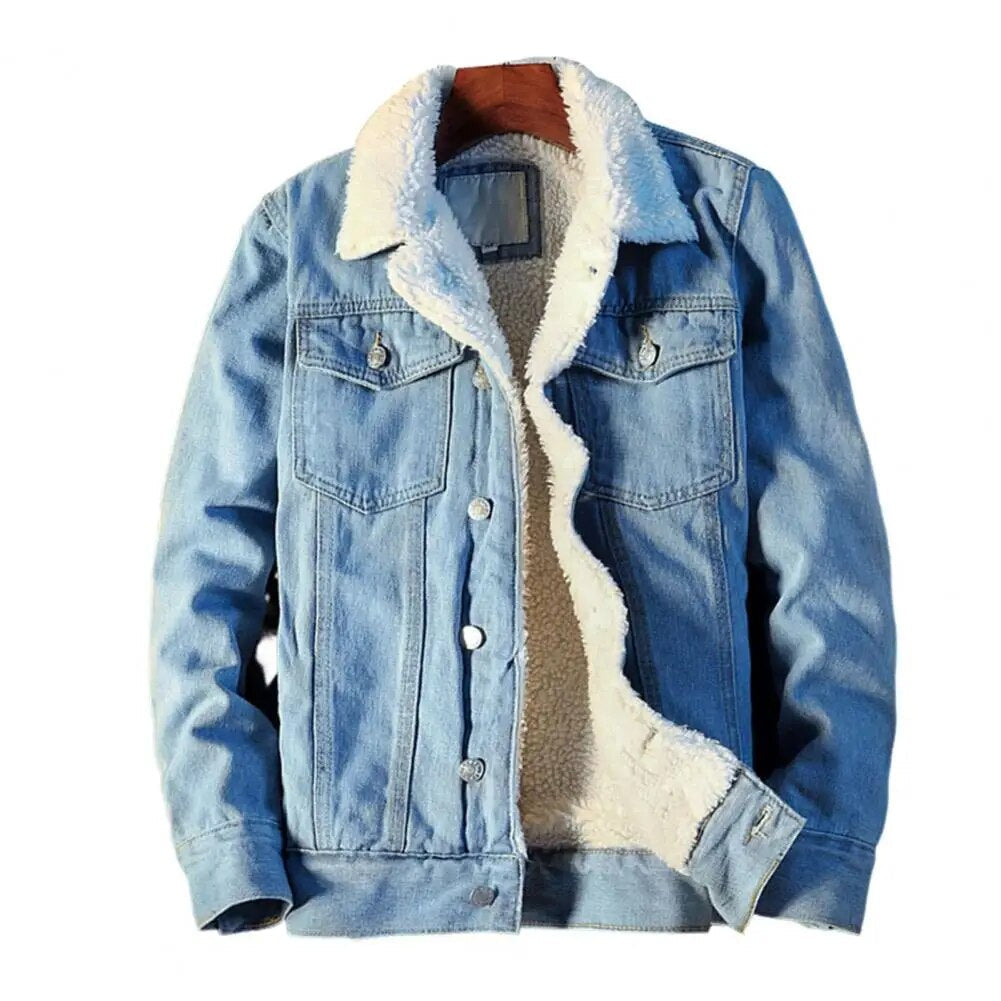 Veste en Jean pour Hommes Automne Hiver 3