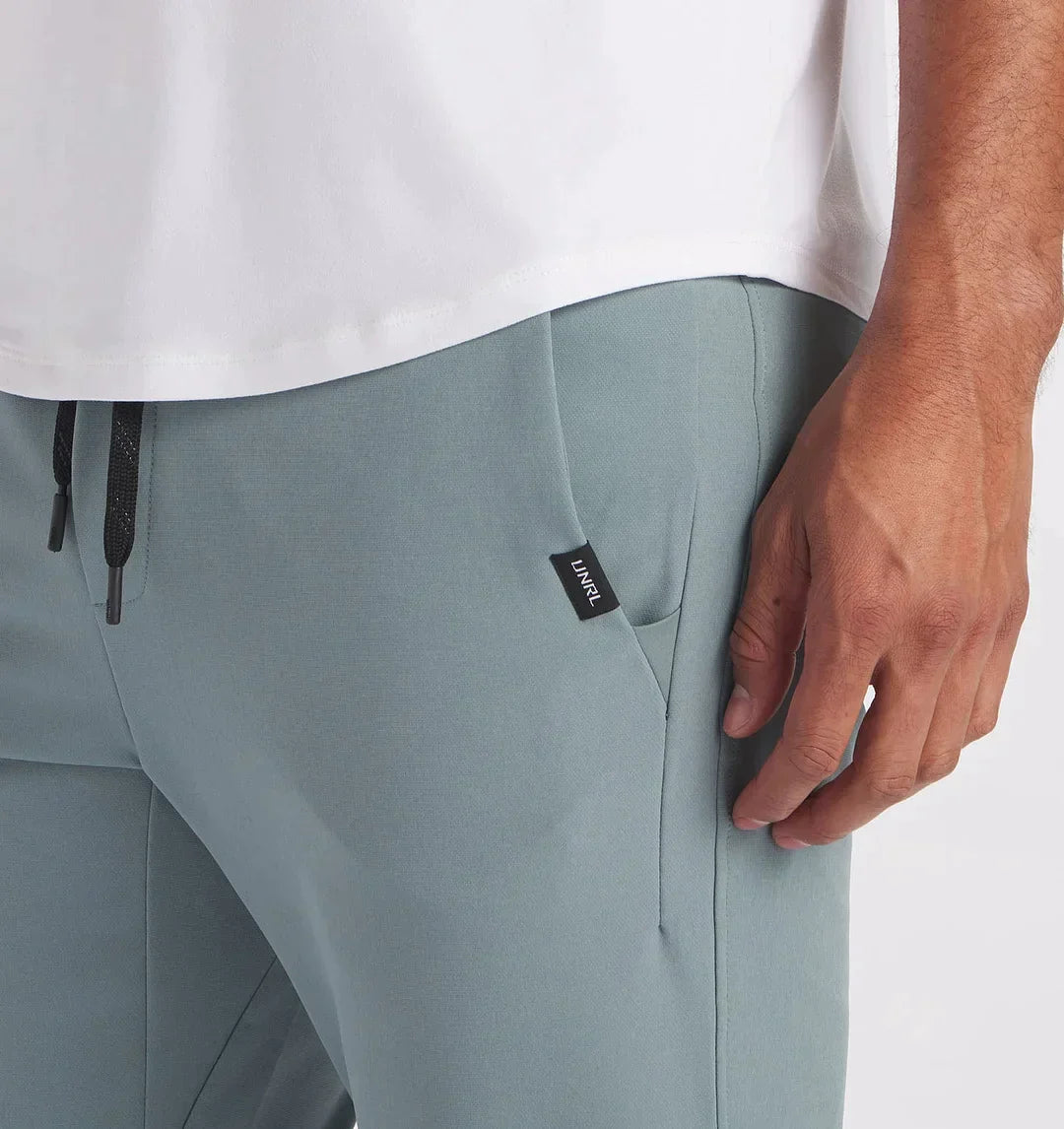 Pantalon Homme Élégant Style Italien Polyester Viscose-2