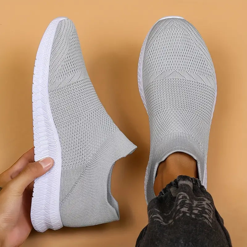 Variant image for Chaussures pour Hommes Confortables Style Chaussette Tissu Élastique-21