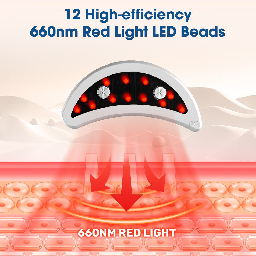 Appareil de Thérapie Oculaire LED avec Vibrations Douces 5