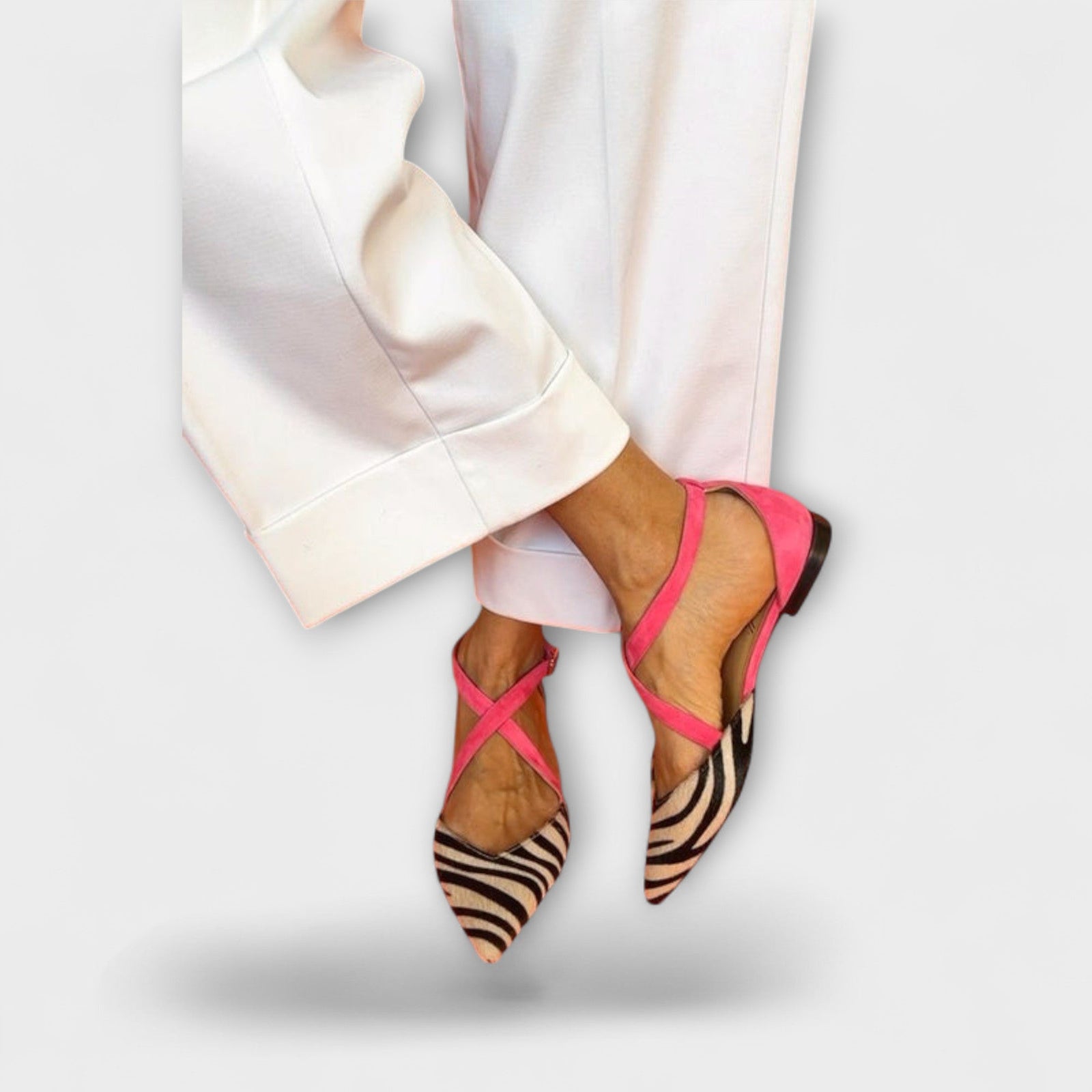 Ballerines Femme Design Zèbre 1
