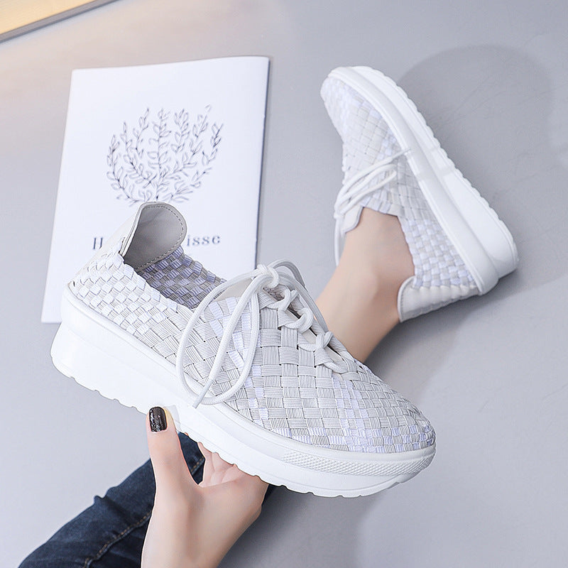 Baskets Femme Confortables au Design Tressé 7