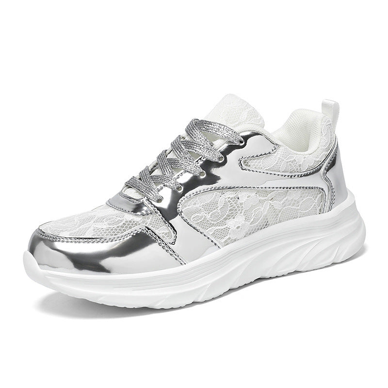 Baskets Femme Design Brillant Confortables et Tendance 0