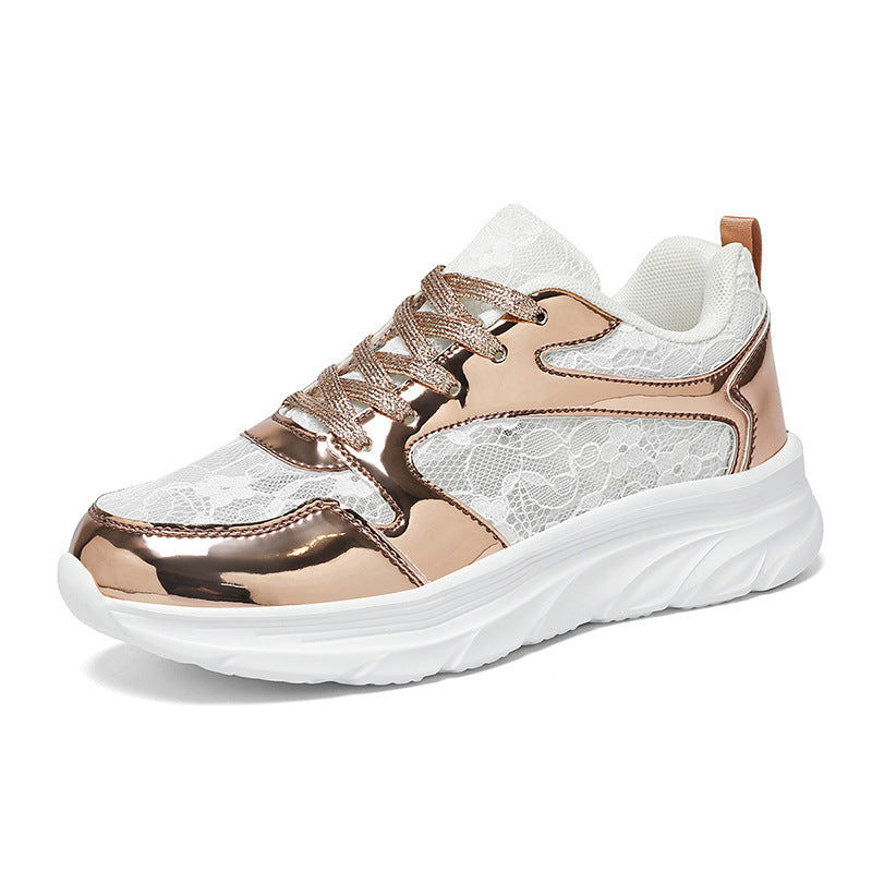 Baskets Femme Design Brillant Confortables et Tendance 5