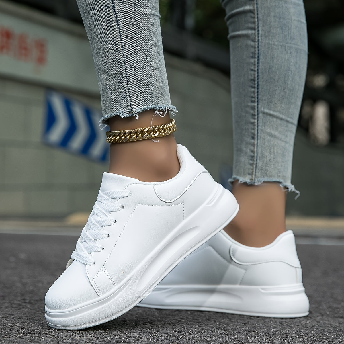 Baskets Femme Orthopédiques Confortables en Textile avec Semelle Amortissante 1