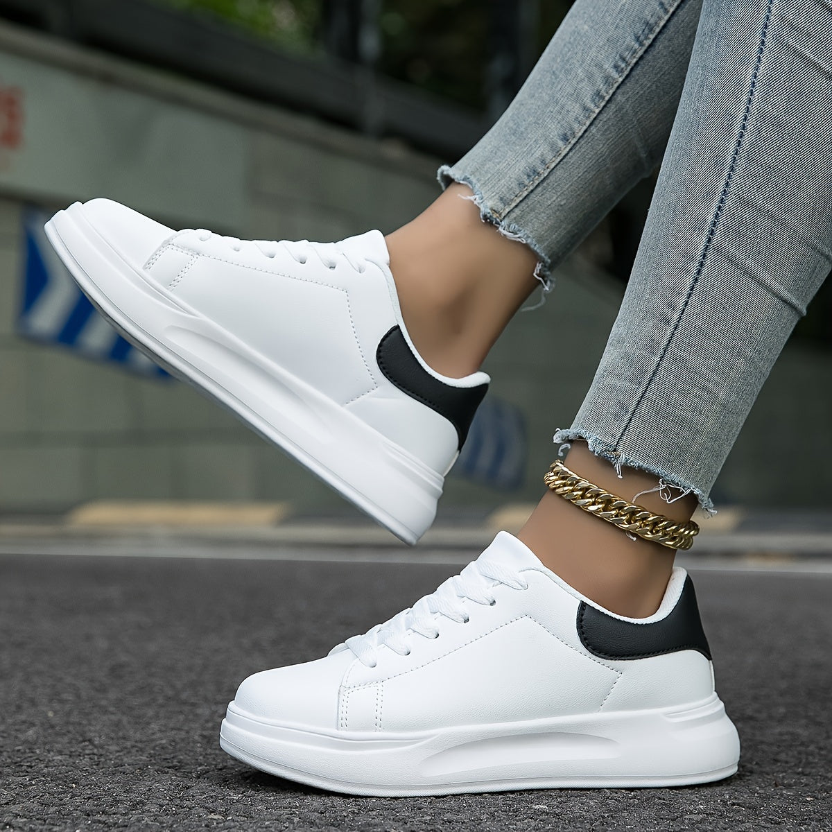 Baskets Femme Orthopédiques Confortables en Textile avec Semelle Amortissante 2