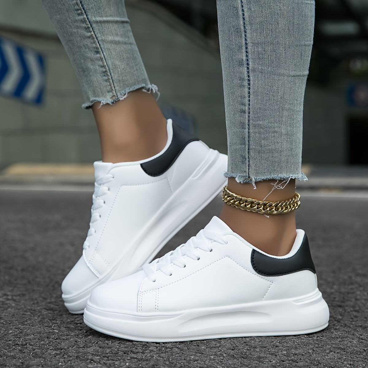 Baskets Femme Orthopédiques Confortables en Textile avec Semelle Amortissante 4