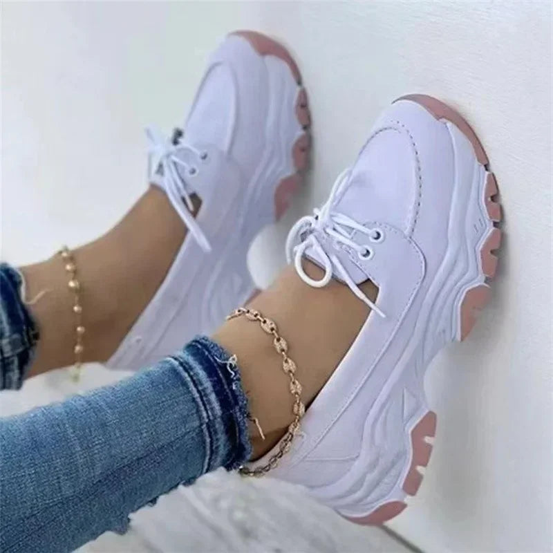 Baskets Femme Plateforme Casual Respirantes 1