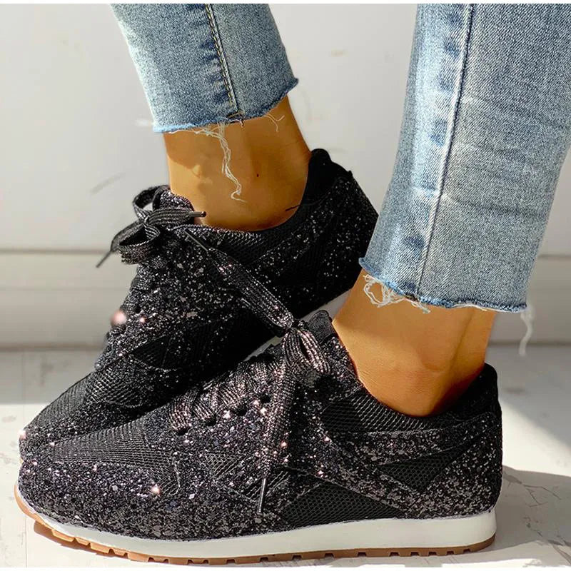 Baskets Femme à Paillettes Glamour 6