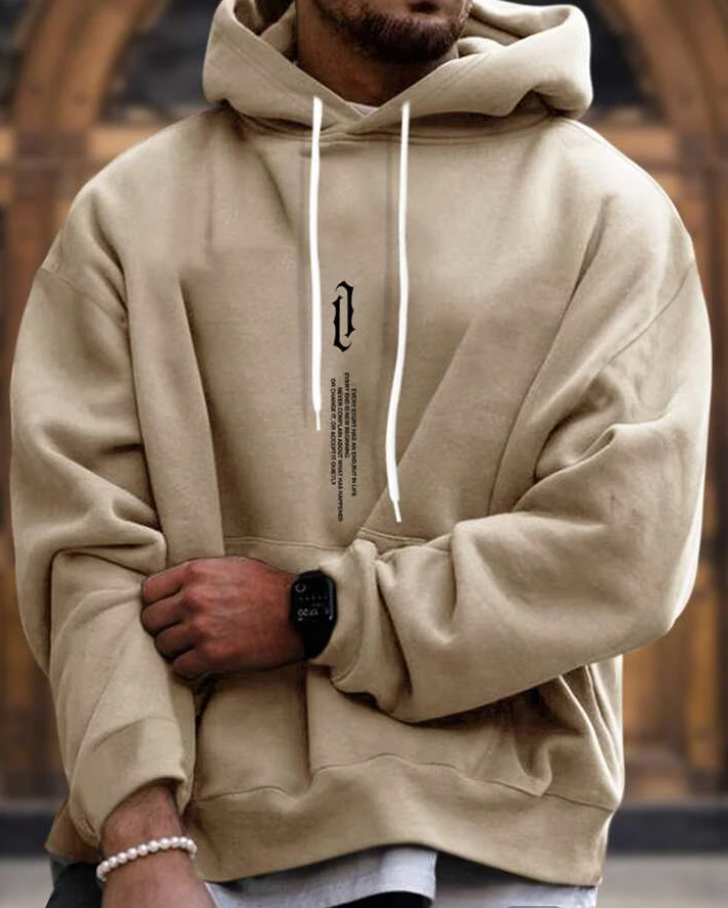 Sweat à Capuche Homme Confortable en Coton Doux 3