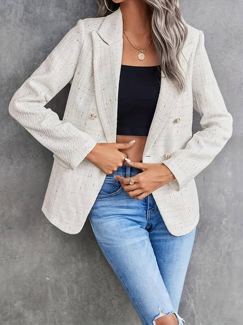 Blazer Femme Classique à Double Boutonnage 2