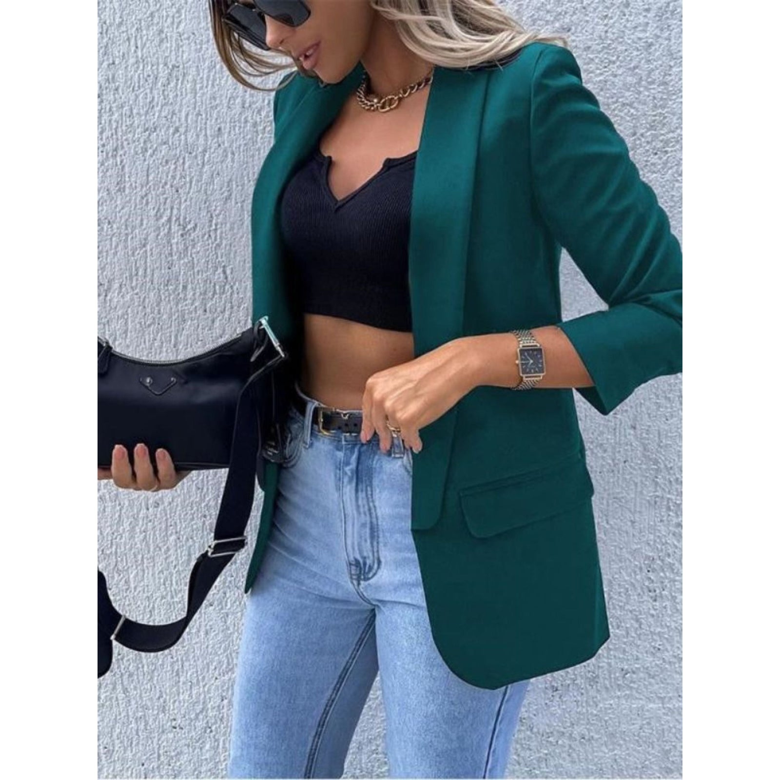 Blazer Femme Décontracté Moderne 2