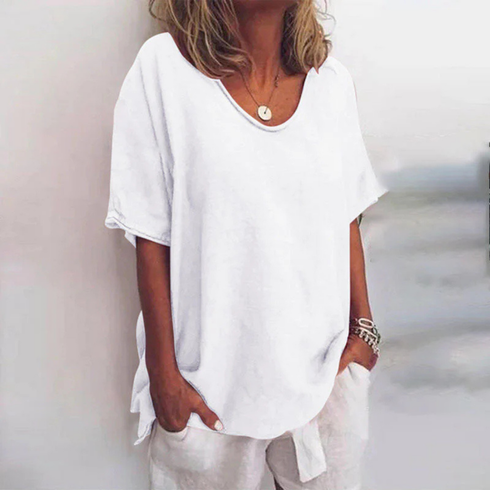Blouse Ample à Manches Longues pour Femmes 2