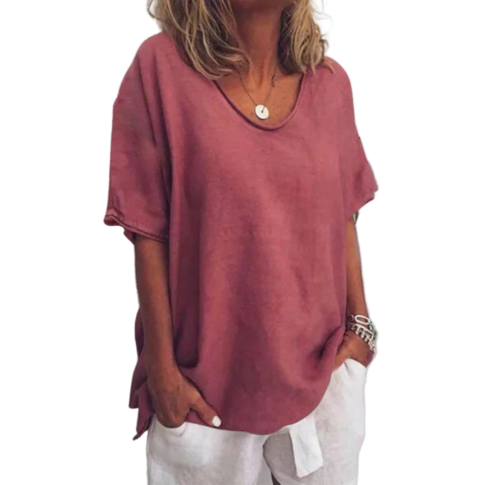Blouse Ample à Manches Longues pour Femmes 3