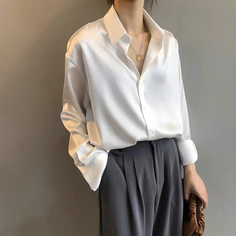 Blouse Décontractée à Coupe Droite pour Femmes 1