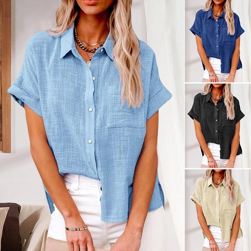 Blouse Décontractée à Manches Courtes pour Femme 2