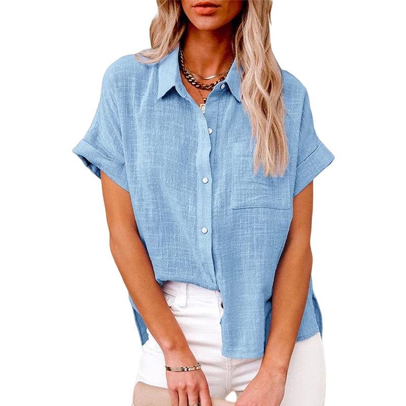 Blouse Décontractée à Manches Courtes pour Femme 7