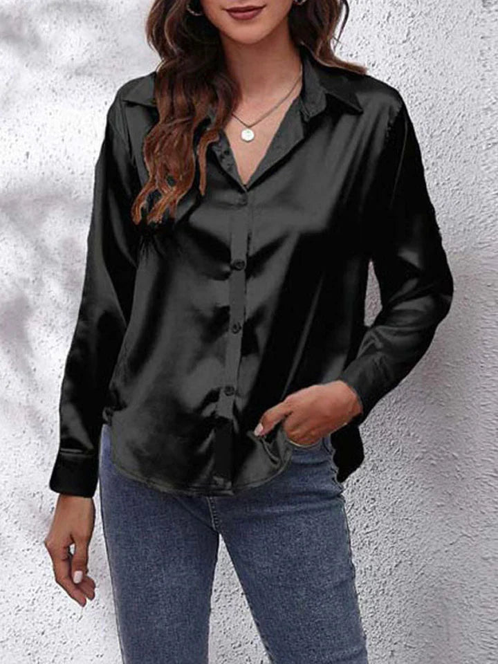 Blouse Femme Ample Chic à Manches Longues 2