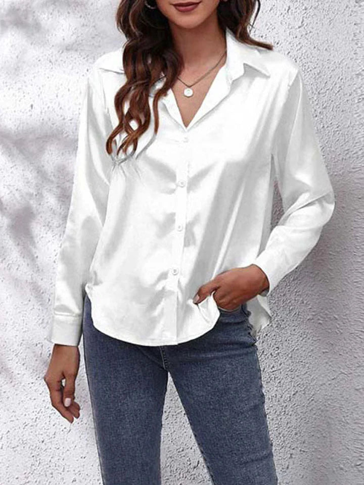 Blouse Femme Ample Chic à Manches Longues 3