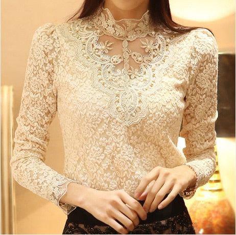 Blouse Femme Brodée Chic 9