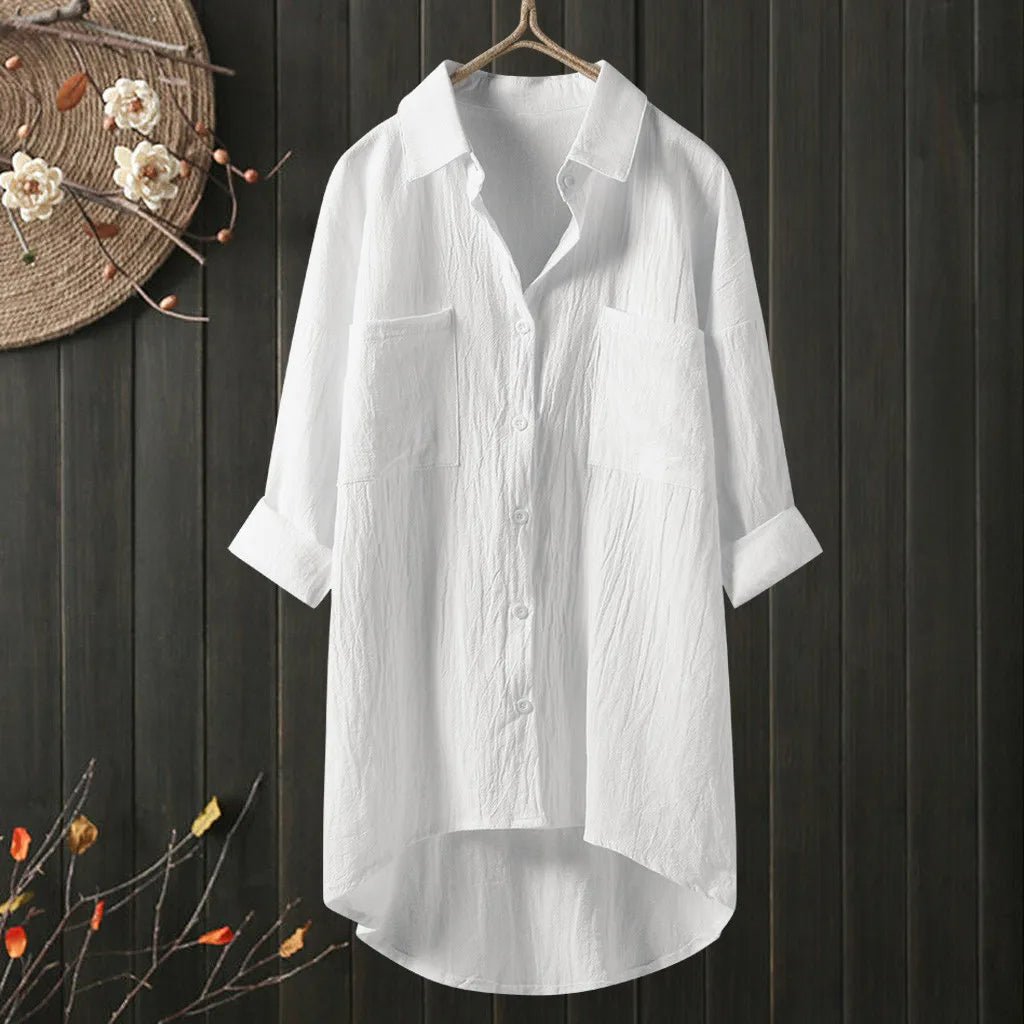 Blouse Femme à Manches Longues Décontractée 0