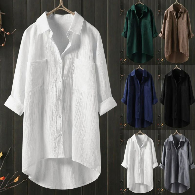 Blouse Femme à Manches Longues Décontractée 1