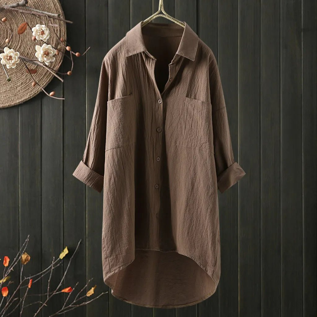 Blouse Femme à Manches Longues Décontractée 6