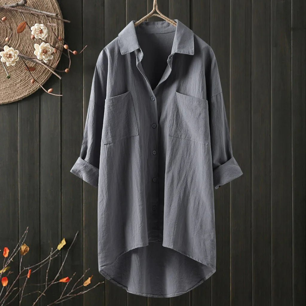 Blouse Femme à Manches Longues Décontractée 7