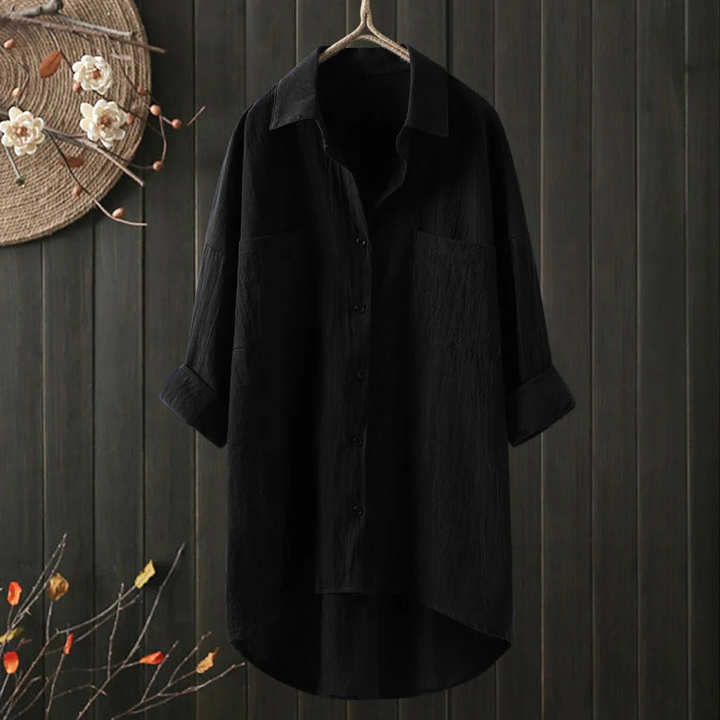 Blouse Femme à Manches Longues Décontractée 8