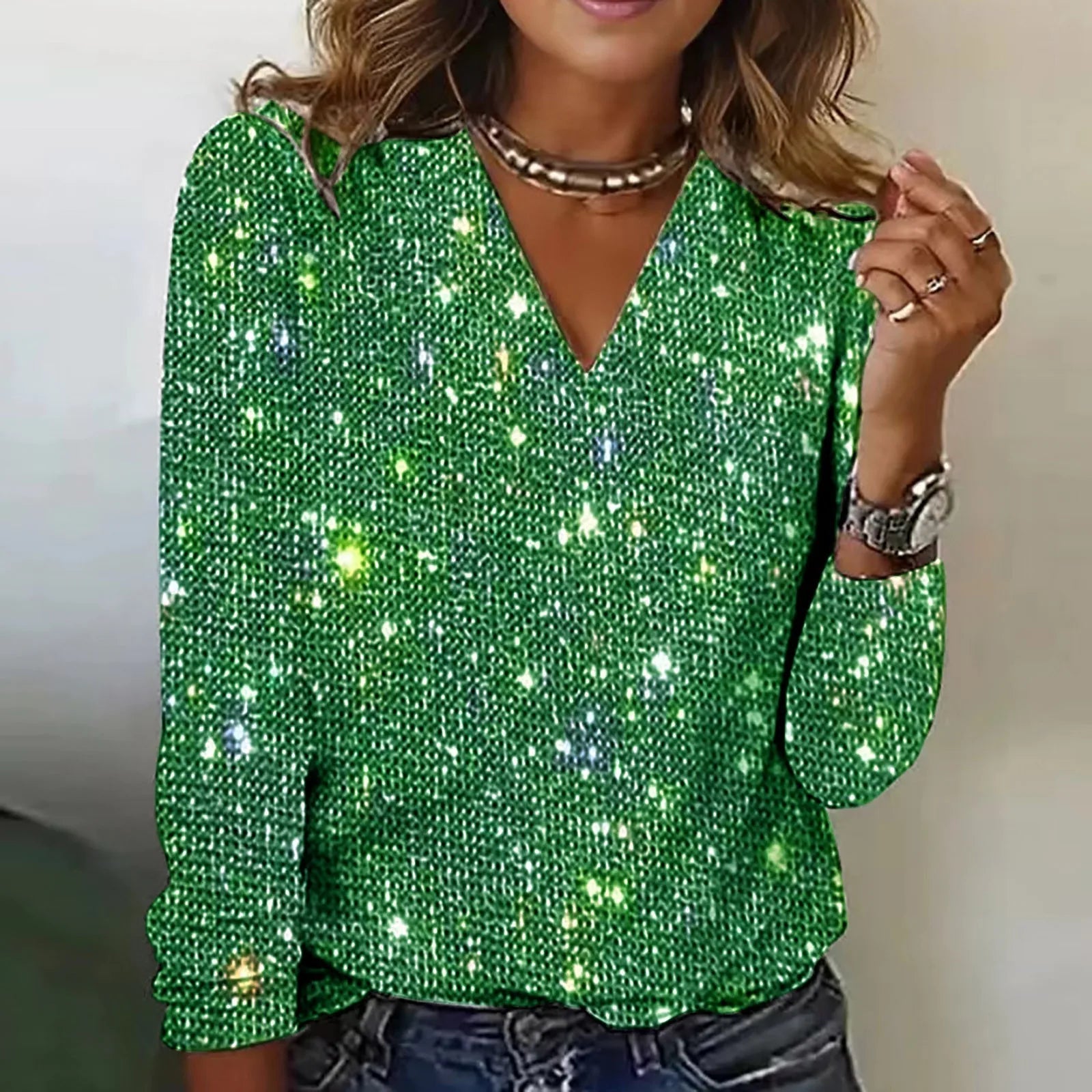 Blouse de Soirée Femme Glamour 2
