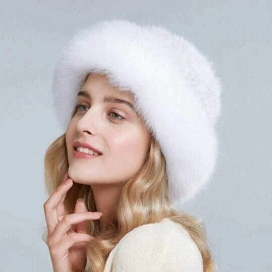 Bonnet Hiver Femme en Fourrure Synthétique Chic et Confortable 6