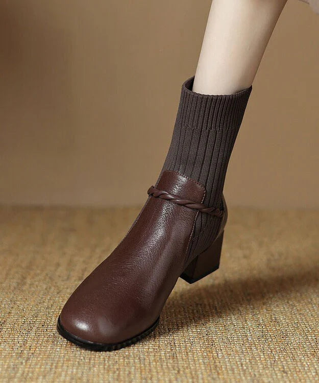 Bottes Femme Rétro Confortables pour l'Hiver 3