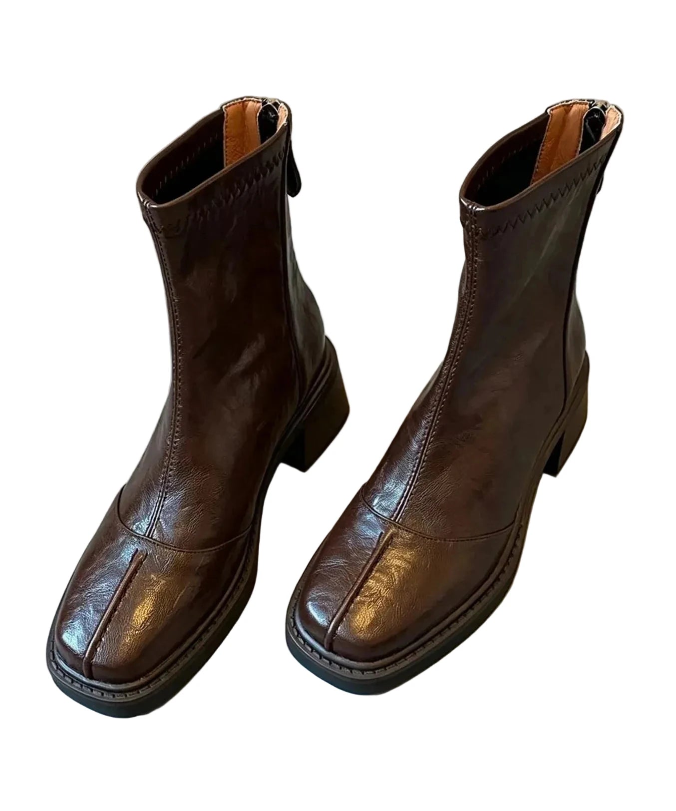 Bottes Femme Talons Épais Style Classique 4