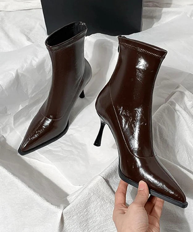 Bottes Femme Talons Hauts Bout Pointu 3