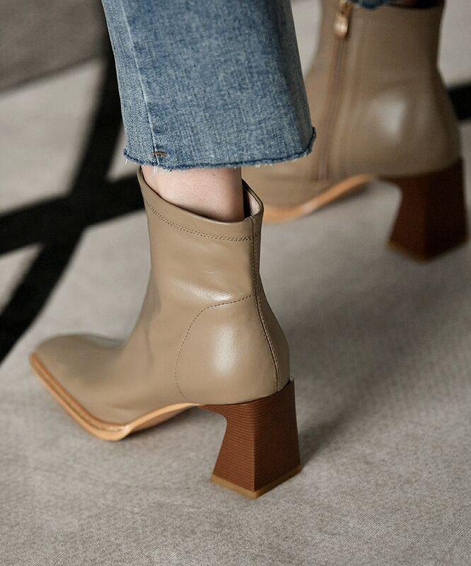 Bottes Femme à Talons Hauts Zippées 1