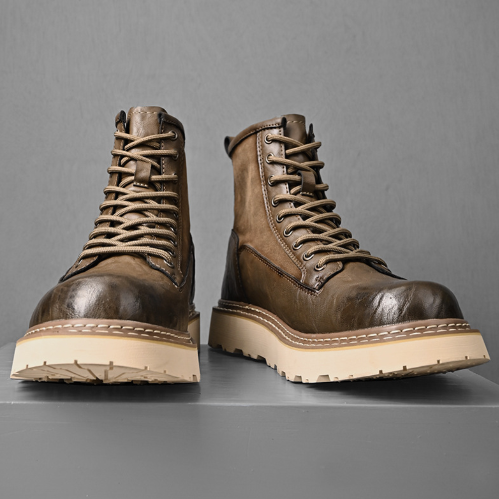 Bottes Hautes Modernes pour Hommes Style Outdoor 4
