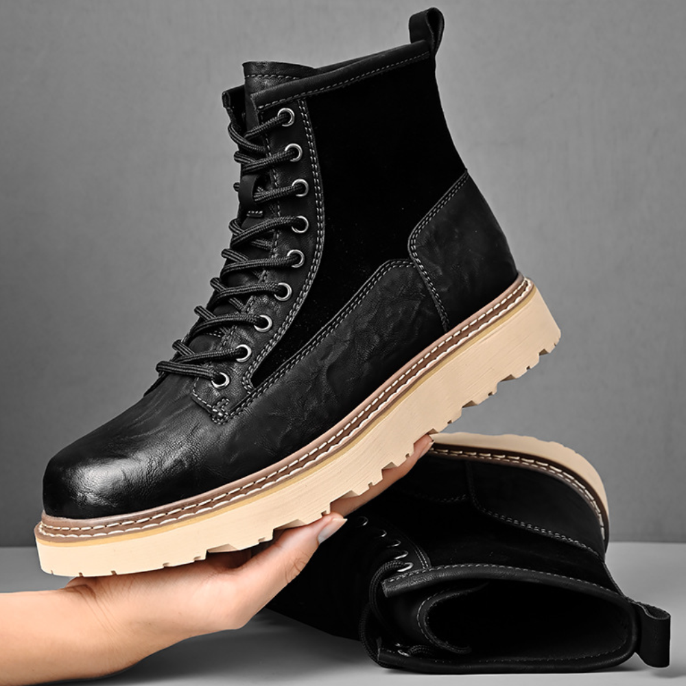 Bottes Hautes Modernes pour Hommes Style Outdoor 5