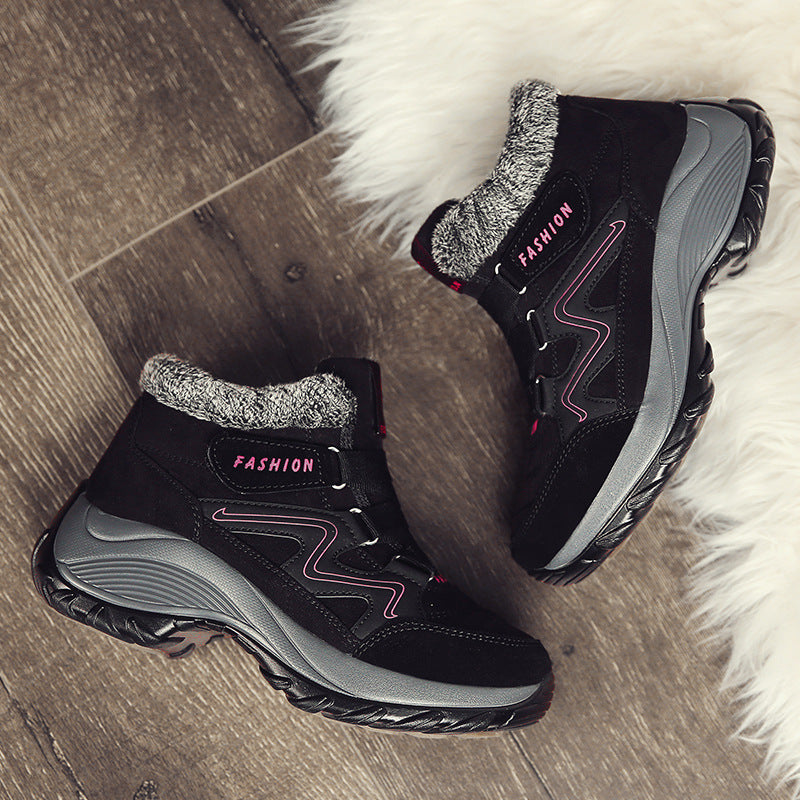 Bottes Hiver Femme Confortables avec Doublure Chaude et Semelle Antidérapante 4