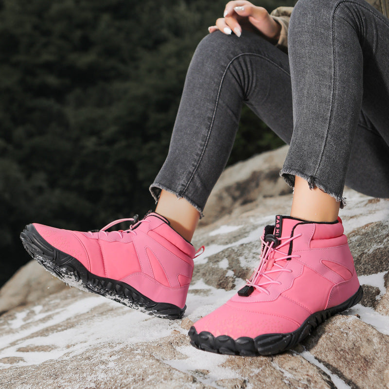 Bottes Hiver Femme Multifonctionnelles Imperméables avec Semelle Antidérapante 2