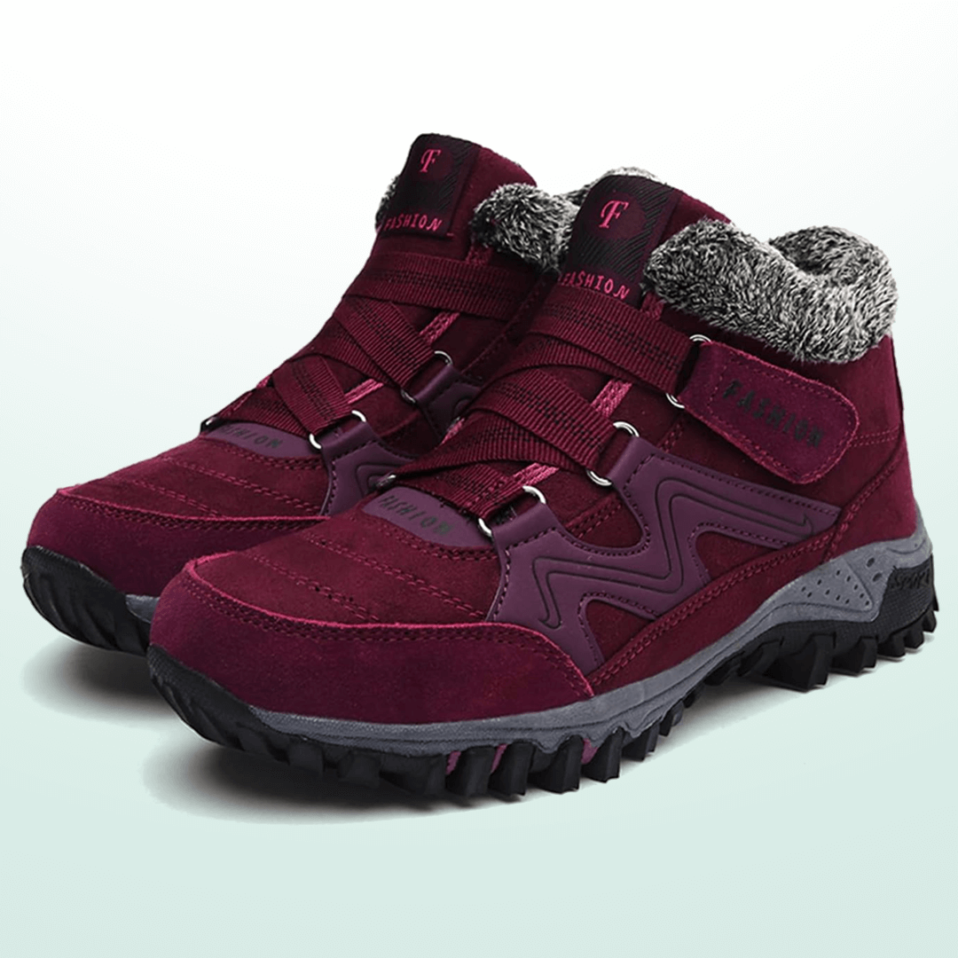 Bottes d'hiver pour femmes, soutien orthopédique, chaudes et imperméables 3
