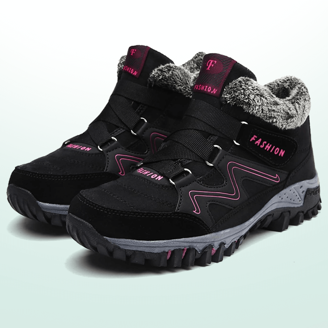 Bottes d'hiver pour femmes, soutien orthopédique, chaudes et imperméables 4