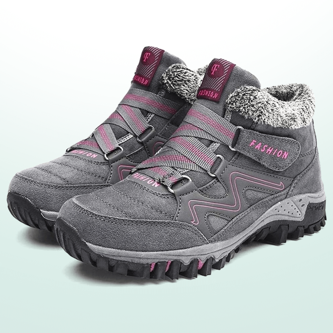 Bottes d'hiver pour femmes, soutien orthopédique, chaudes et imperméables 5