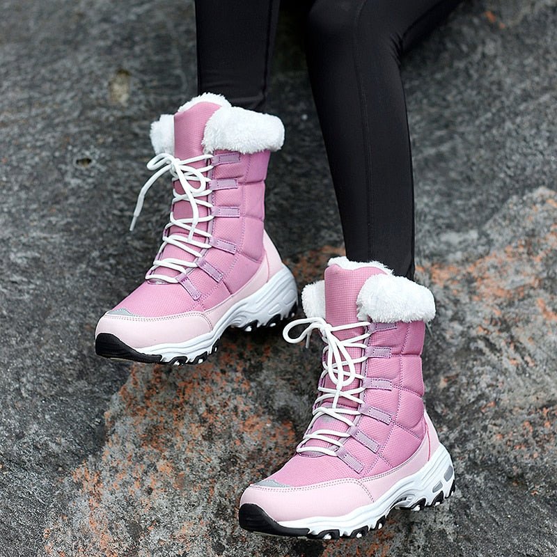 Bottes de Neige Femme Isolées pour Hiver 6