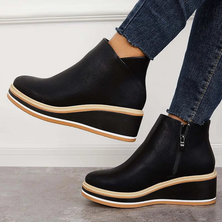 Bottes en Laine pour Femmes Design Élégant 3