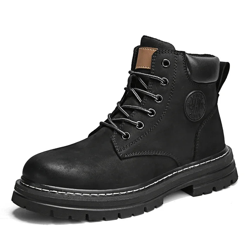 Bottes montantes pour hommes et femmes, idéales pour les activités de plein air, avec semelle robuste. 7
