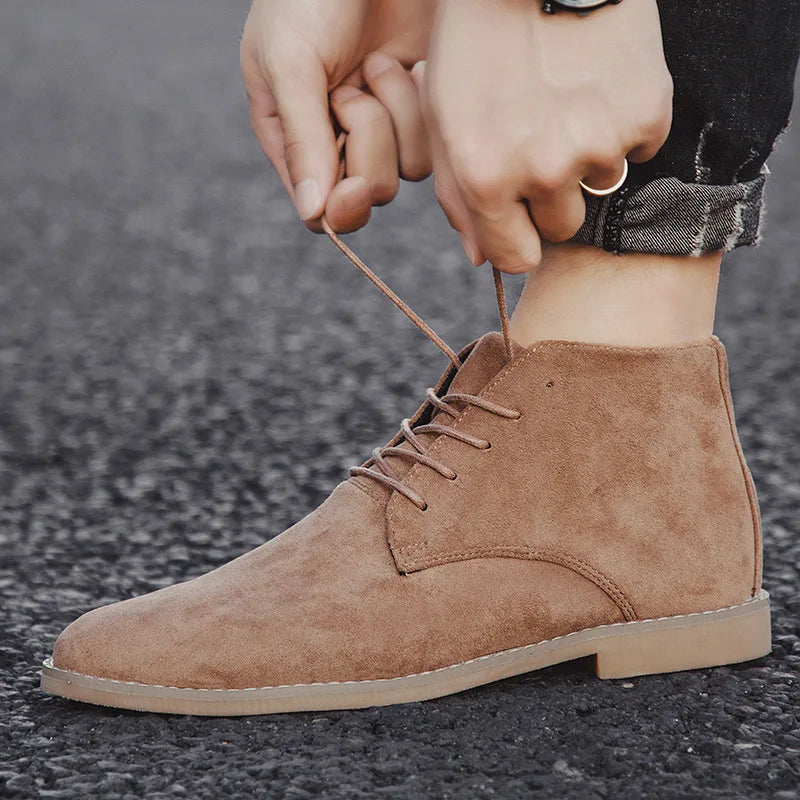 Bottes pour Hommes en Cuir Élégantes 1