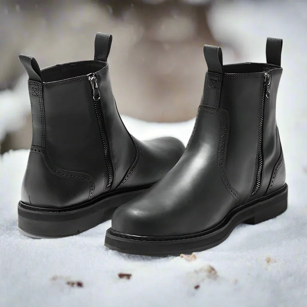 Bottines Chelsea pour hommes avec côtés élastiques 3