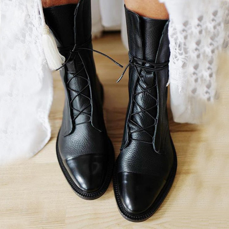 Bottines à Lacets pour Femmes 0